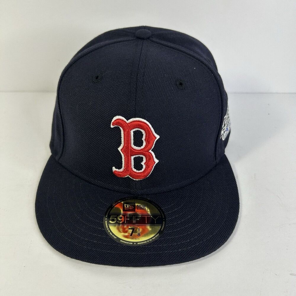 Boston Red Sox New Era 59Fifty Size 7 1/8 Hat 2004 World Series Logo NWT